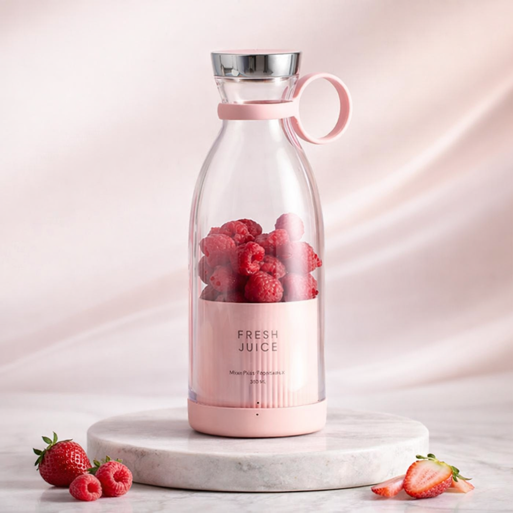 SnowLuxe Portable Blender Bottle - Blend Anywhere, Anytime!