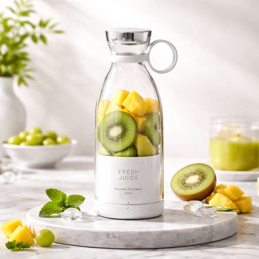 SnowLuxe Portable Blender Bottle - Blend Anywhere, Anytime!
